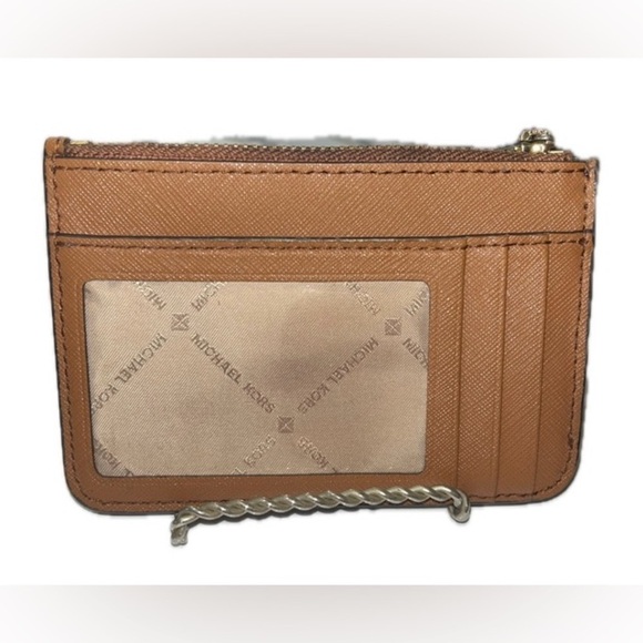 Michael Kors Jet Set Travel Sm. Top Zip Coin Pouch w/ID Holder Saffiano Leather - Picture 2 of 12